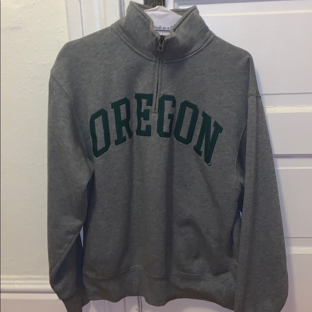 Jansport University of Oregon 1/4 zip.